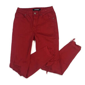 WJ142 Express Stretch Hi Rise ankle Jeggings Jeans 2